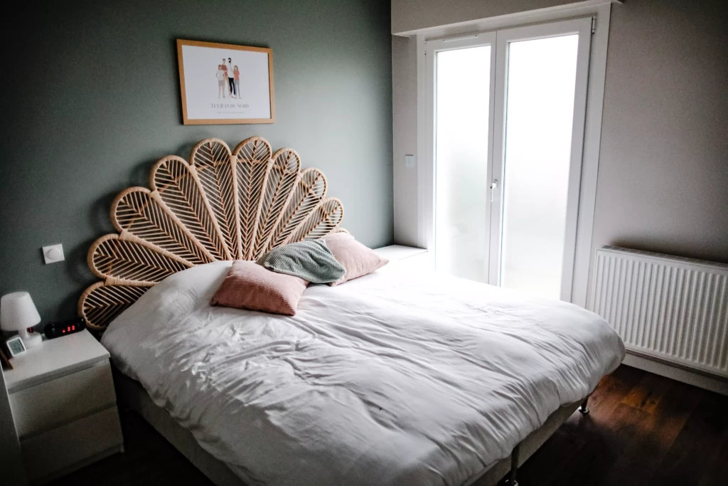 Chambre parentale créée lors de l'extension, Villeneuve d'Ascq