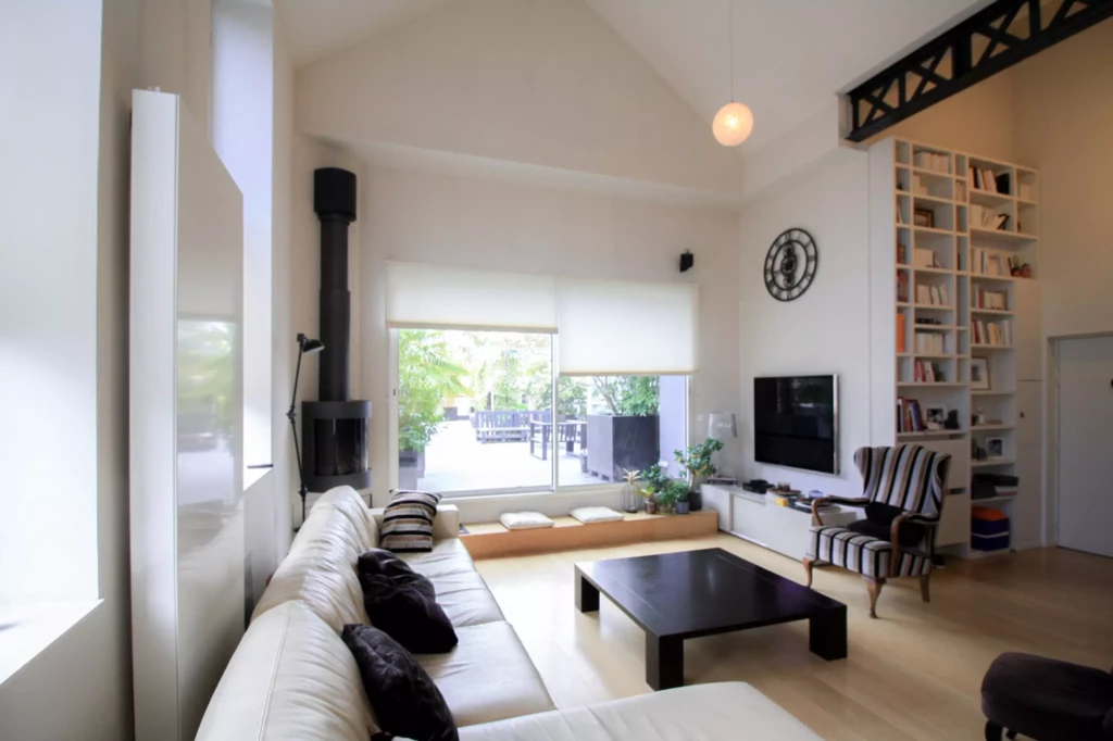 Loft Lille vue sur terrasse