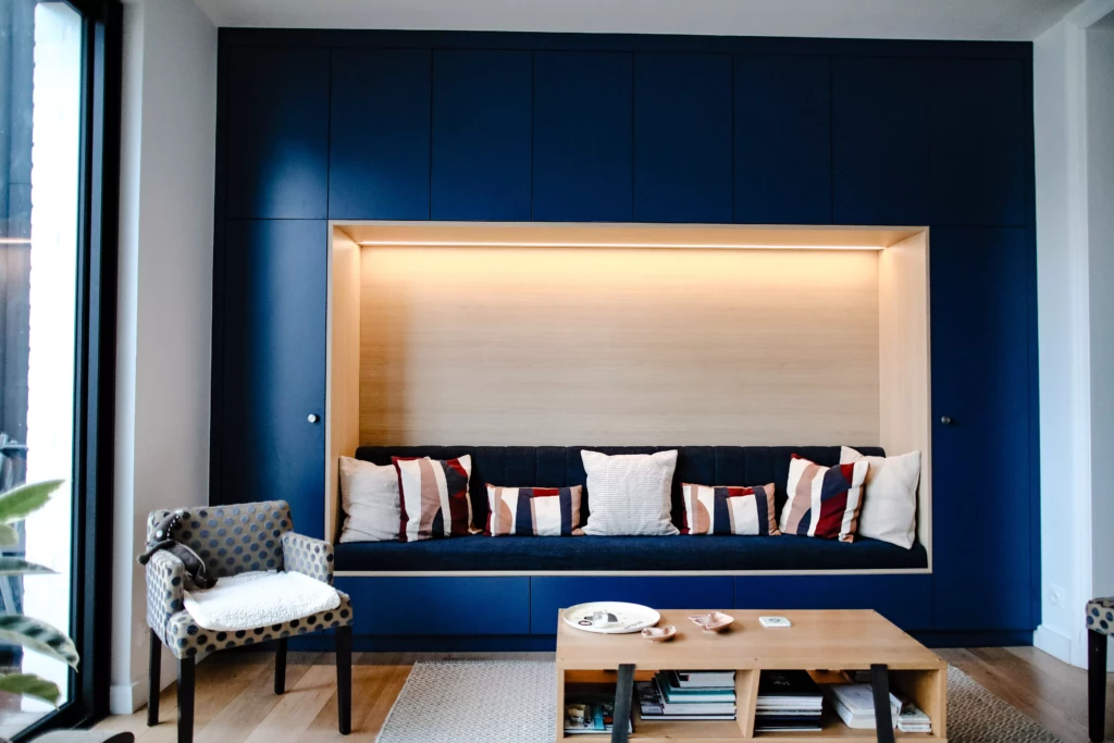 Banquette sur mesure maison Marcq en Baroeul